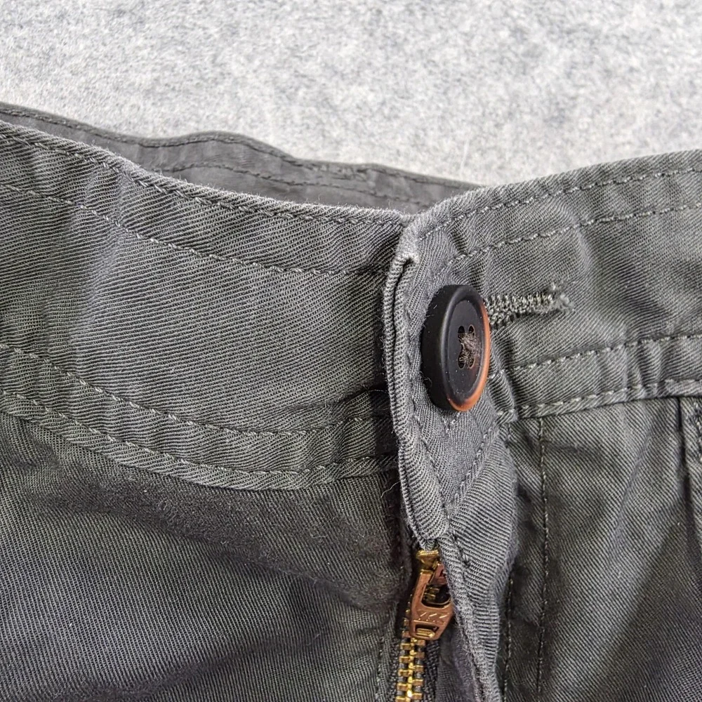 Patagonia Organic Cotton Twill Utility Shorts Mens 28 Gray Cargo Casual Pockets